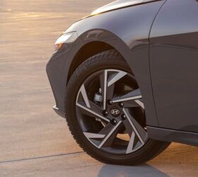 17-inch wheels and taller sidewalls give the Elantra a comfortable ride.