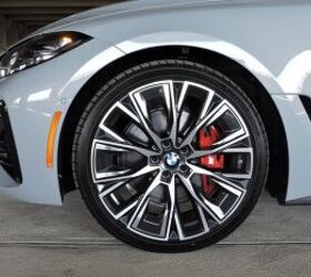 The upgraded 20-inch wheels help to keep the 2024 BMW M440i xDrive Gran Coupe's over 4,000 pound curb weight in control
