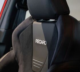 The Recaro seats are supportive when driving hard, but still comfortable for daily use