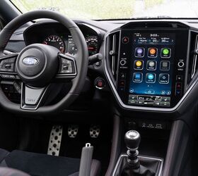 Inside the WRX RS does not receive any updates. It's the same as mid-trim models