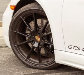 20-inch allow wheels are standard on the GTS 4.0. Photo credit: Kyle Patrick