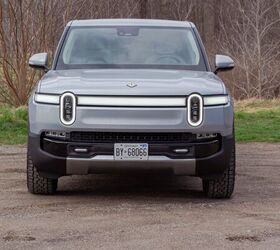 The unmistakeable nose of the Rivian R1T. Image credit: Kyle Patrick
