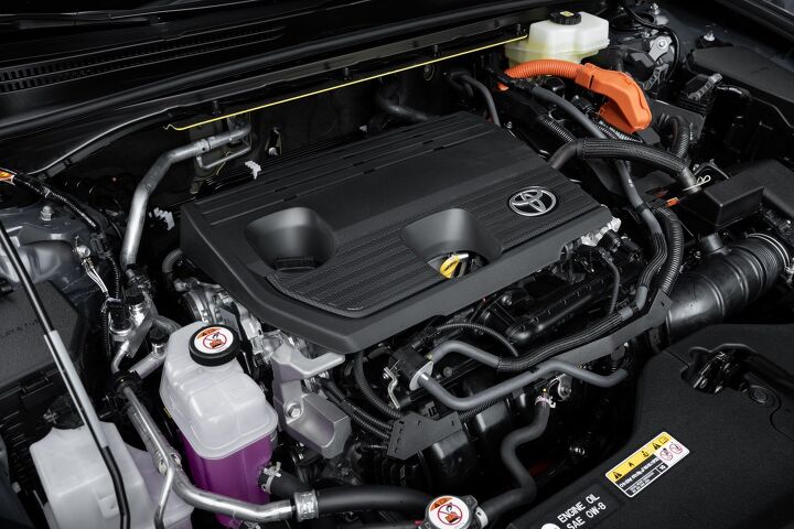 Toyota's hybrid powertrain offers 240 hp and the promise of 38 mpg. Image credit: Toyota Toyota's hybrid powertrain offers 240 hp and the promise of 38 mpg. Image credit: Toyota