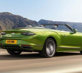 2025 bentley continental and gt speed arrive, The convertible GT Speed is limited to 177 mph