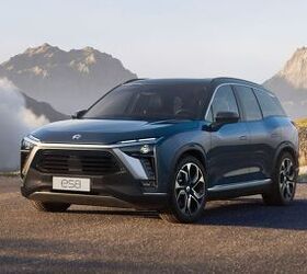 NIO was hoping to import the ES8 7-passenger luxury to America in 2025. 