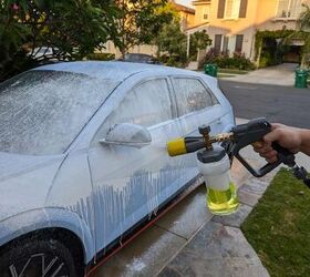 The Snubby Pressure Washer Gun works great with the Chemical Guys foam cannon. Photo credit: Jason Siu