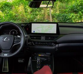 Easy controls, soft-touch everything, and high quality? Yep, it's a Lexus. Image credit: Kyle Patrick