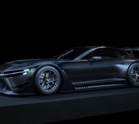 Toyota's GR GT3 Concept race car forms the basis of the Lexus LFR road car