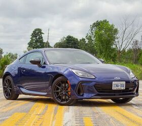 The BRZ is the more demure of these two. Image credit: Kyle Patrick