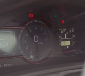 The digital instrument cluster is simple, but effective. Image credit: Kyle Patrick