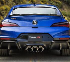 2024 Acura Integra Type S Apex Blue Pearl exhaust rear end