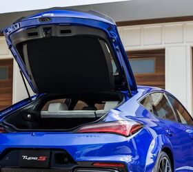 2024 Acura Integra Type S Apex Blue Pearl rear hatch