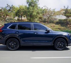 2024 Honda CR-V Sport Touring blue profile