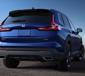 2024 Honda CR-V Sport Touring blue rear