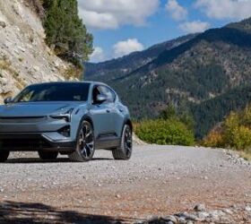 Despite huge wheels, the Polestar 3 remains well-mannered. Image credit: Kyle Patrick