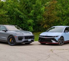 ev vs ice hyundai ioniq 5 n and porsche cayenne turbo gt