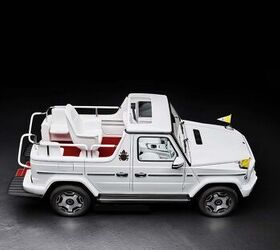 mercedes delivers all electric g 580 eq popemobile