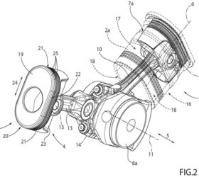 ferrari s pill shaped piston patent could revolutionize the v12