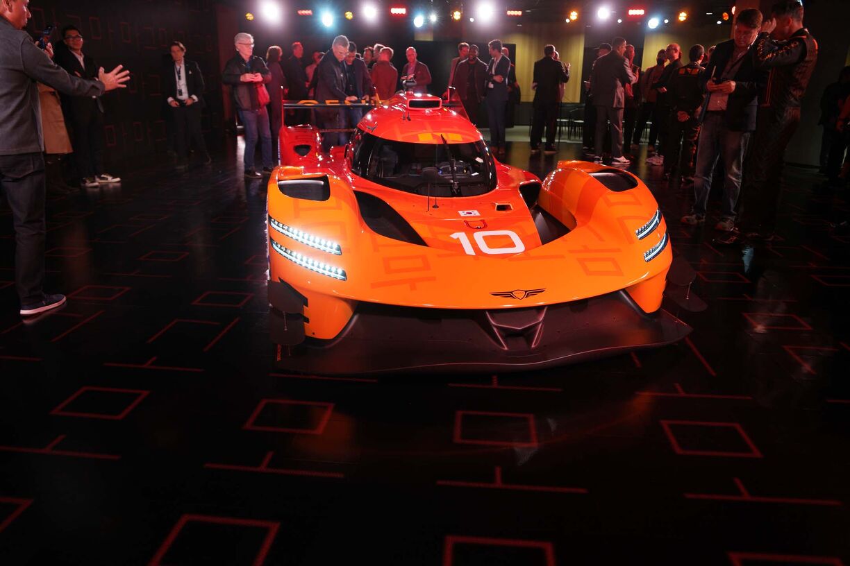 Genesis Hypercar Debuts Searing Magma Orange Paint Job | AutoGuide.com