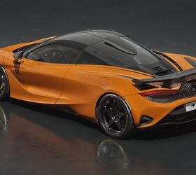 mclaren celebrates le mans winning f1 with 750s le mans