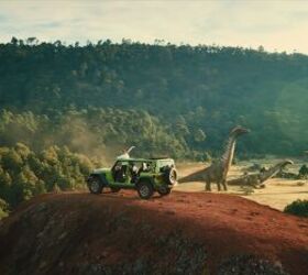 Jeep Heads Back to the Park; the Jurassic Park