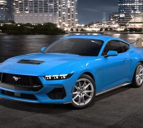 every color available on the 2025 ford mustang, Grabber Blue Metallic