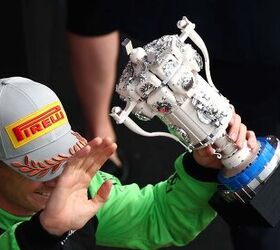 the latest f1 trophies were made entirely from lego