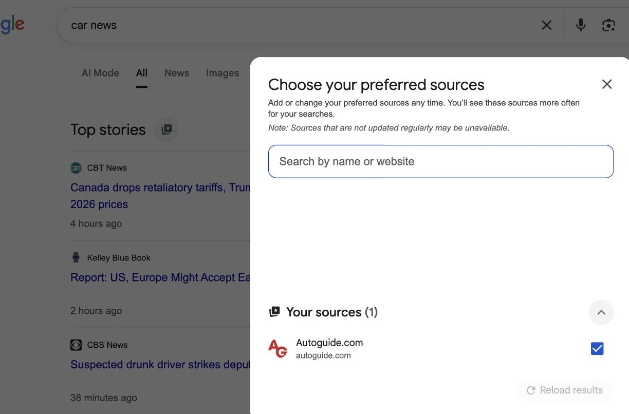 Here’s How To Set AutoGuide As Your Preferred Search Source In Google ...