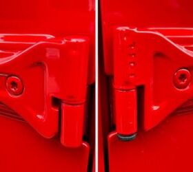 New exterior hinge (left) versus old (right). Image: Kyle Patrick