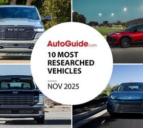 10 Most Researched Vehicles in November | AutoGuide.com