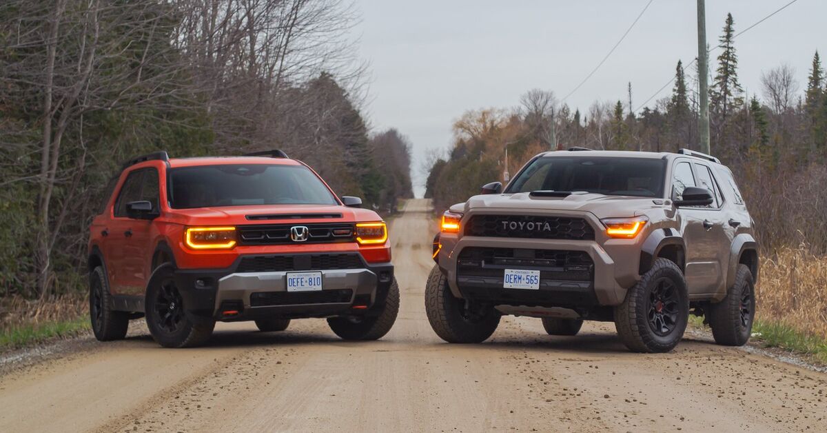 Toyota 4Runner TRD Pro vs Honda Passport TrailSport Comparison
