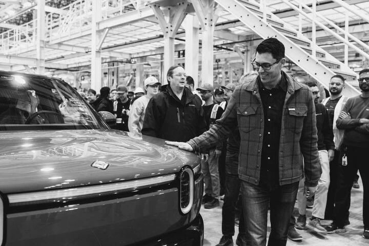 First Rivian Prototype Rivian R2 Hits the Road for the First Time | AutoGuide.com