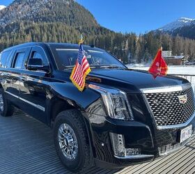 Trump Just Debuted the Ultimate American-Made SUV in Davos
