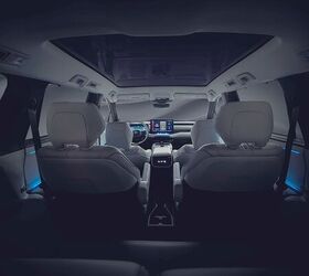 toyota teases new 3 row s cabin sure seems like an ev, Image Toyota