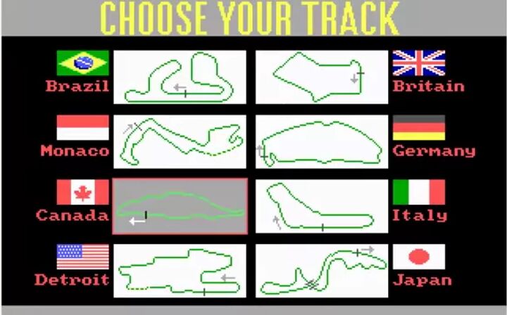 Early Sim Racing Video Game Throwback: Grand Prix Circuit - The First Sim Racer ...
