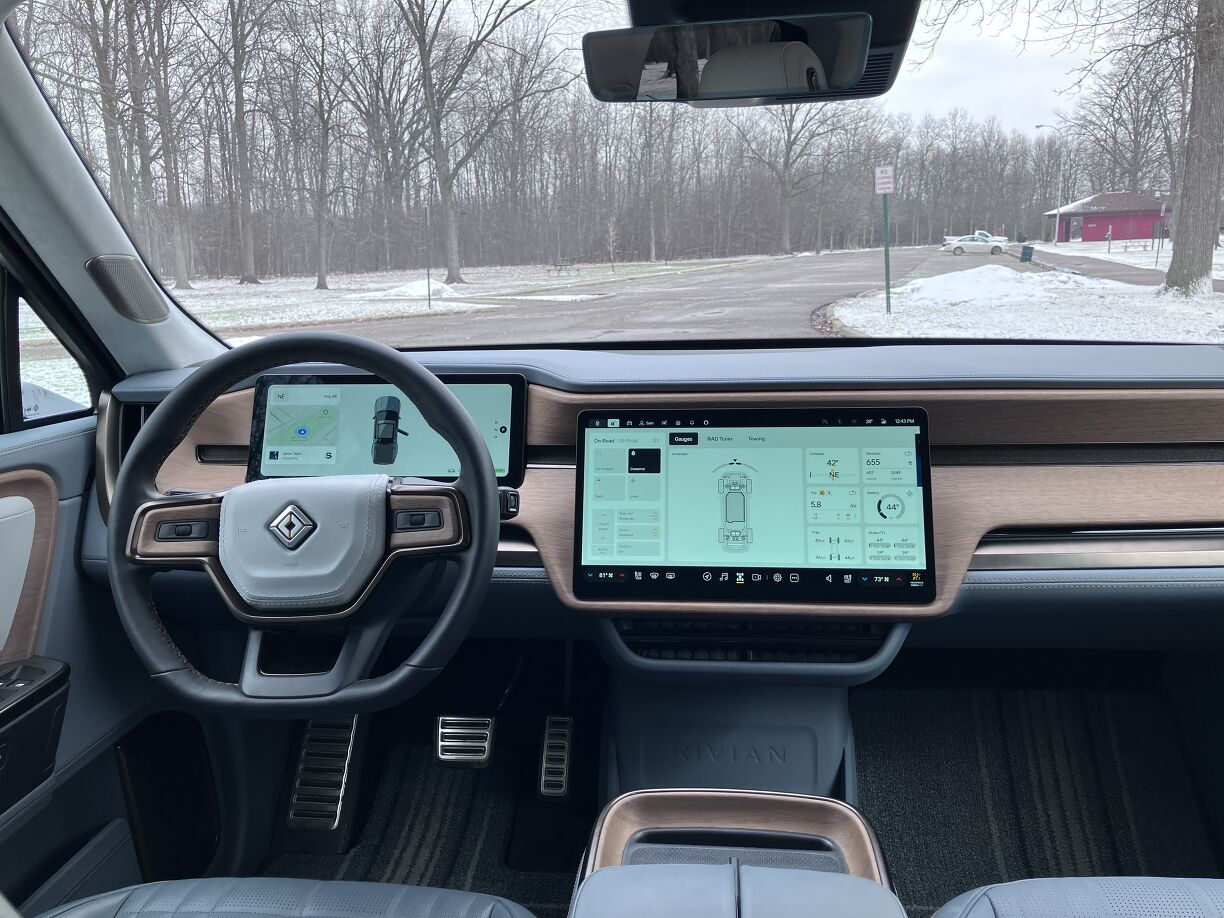 2026 Rivian R1T Interior Review: Missing the Buttons; Otherwise Elite ...