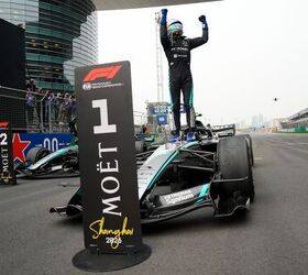 what happened in the 2026 formula 1 chinese grand prix, Image Mercedes AMG