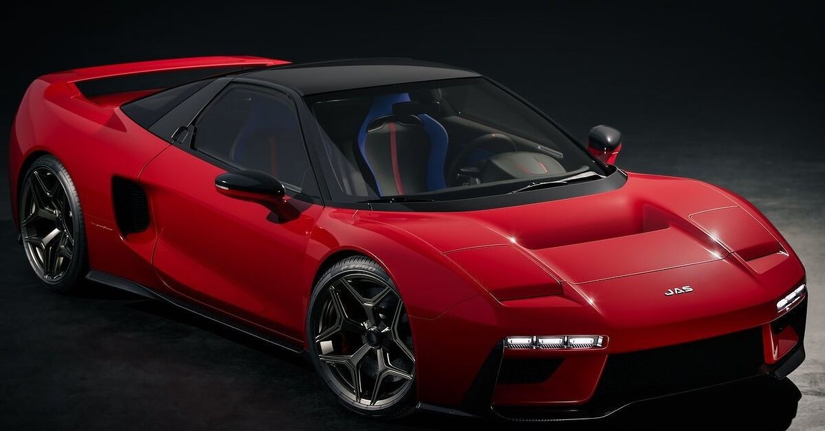 Der von Pininfarina neu aufgelegte NSX präsentiert sich kurz vor der ...