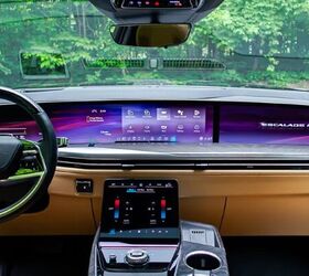 The world-class cabin of the Cadillac Escalade iQ