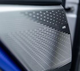 The AKG door-mounted speakers in the Cadillac OPTIQ