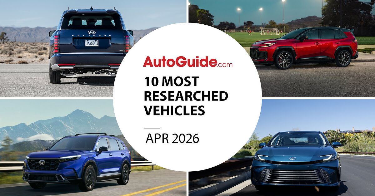 Most Researched Vehicles: April 2026