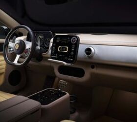 the ferrari luce ev looks like a supercar and a short bus had a baby