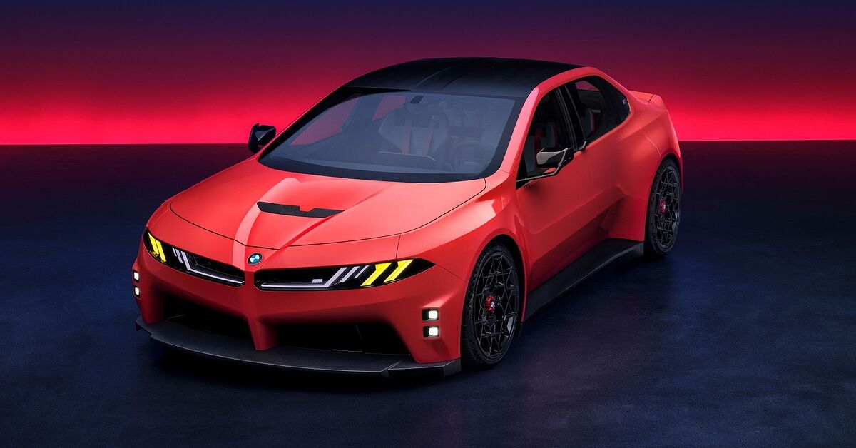 Der zukünftige elektrische M3 ist als Konzeptversion da.