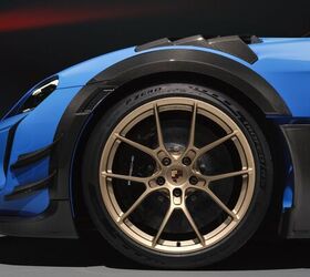 2027 porsche taycan gets fake gears larger battery manthey kit
