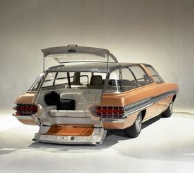 This Ford’s Wagon From 1964 Literally Has A Living Room Sofa Inside