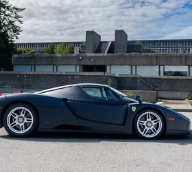 The World's Only Matte-Black Ferrari Enzo is Going to Auction