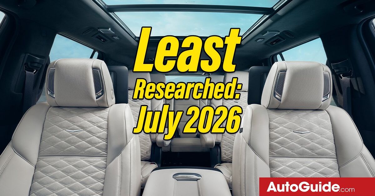The Least Researched Vehicles In America: July 2026