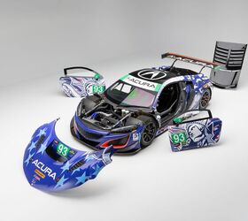 The Acura NSX GT3 Chassis #5, famous for its "Lady Liberty" livery and recognized as the most successful NSX GT3 with 38 class wins, has been fully restored by HRC and is now up for sale.