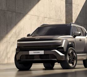 2027 hyundai tucson revealed with boxy new look, Hyundai recently revealed the 5th generation Tucson in its home market of South Korea While not an exact version of what will arrive in the US expect the styling and many of the features to carry over