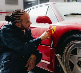 lewis hamilton is restoring a ferrari f40 after selling his other cars